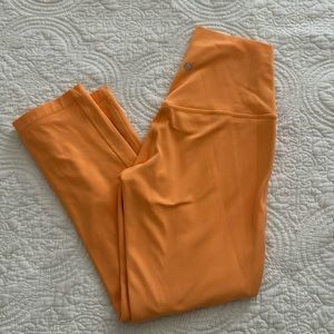 Light Orange Size 4 Lululemon Align Leggings